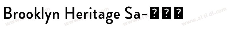 Brooklyn Heritage Sa字体转换